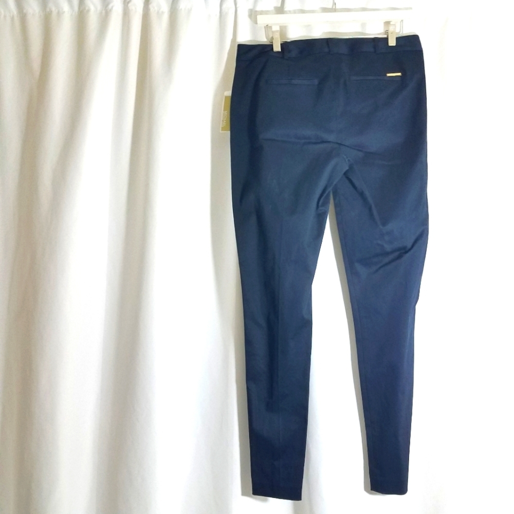 Michael by Michael Kors Navy Pants Size 8 NWT - Picture 2 of 12